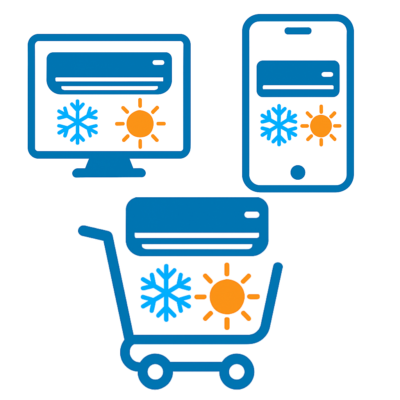 Онлайн покупка кондиционера — иконка