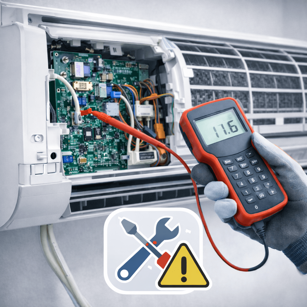 Диагностика платы управления кондиционера